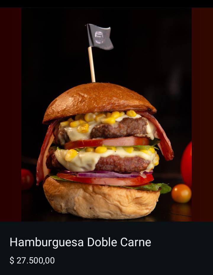 hamburguesa doble carne